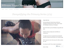 Tablet Screenshot of bikramyogachaddsford.com
